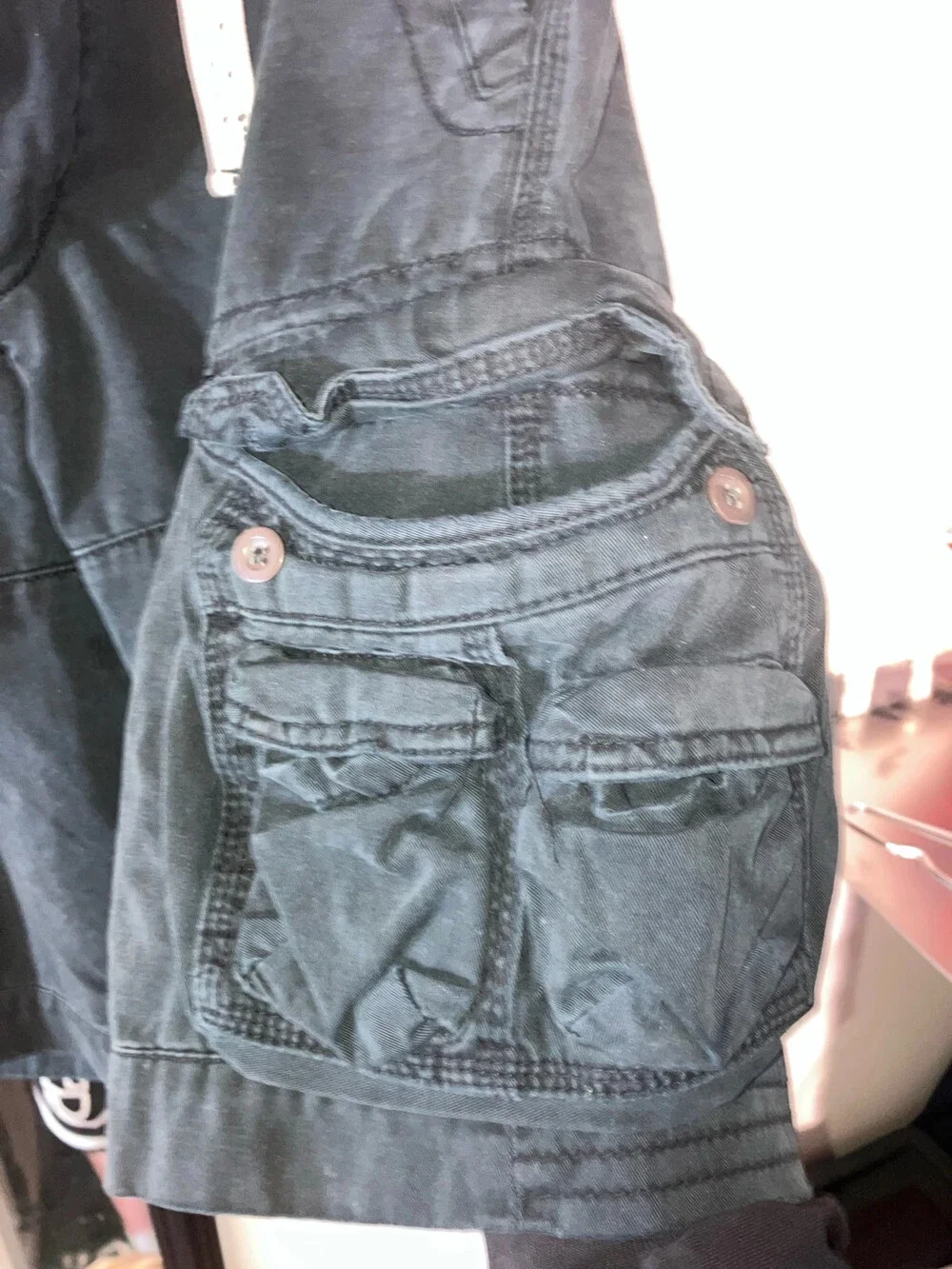Sz 33 Polo RL black cargo shorts